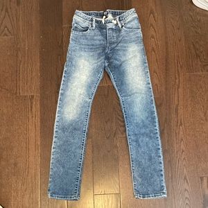 Boy kids gap jeans light wash stretch, slim size extra, extra large